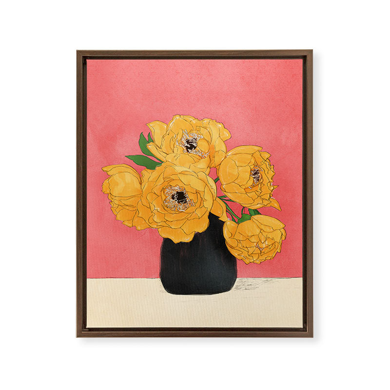 Bouquet Gift Sunny Framed Canvas Print Gallery Image 12
