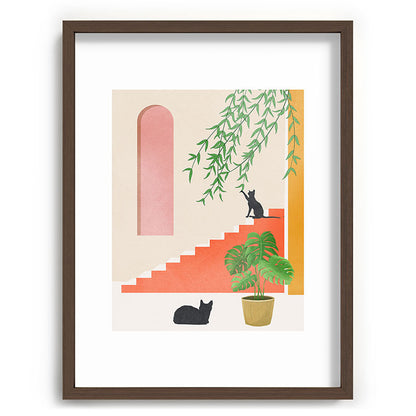 Cat Space II Framed Art Print Gallery Image 67