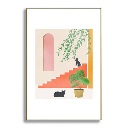 Cat Space II Framed Art Print Gallery Image 94