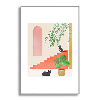Cat Space II Framed Art Print Gallery Image 101
