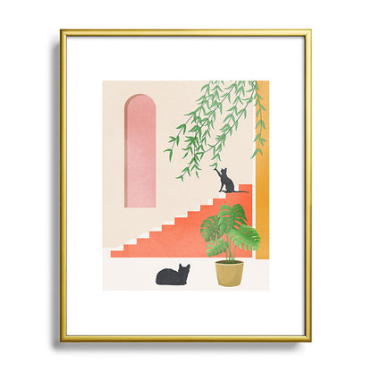 Cat Space II Framed Art Print Gallery Image 89