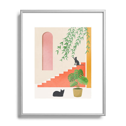 Cat Space II Framed Art Print Gallery Image 96