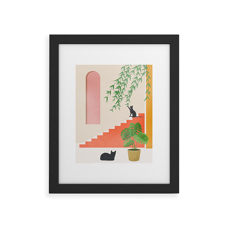 Cat Space II Framed Art Print Gallery Image 29