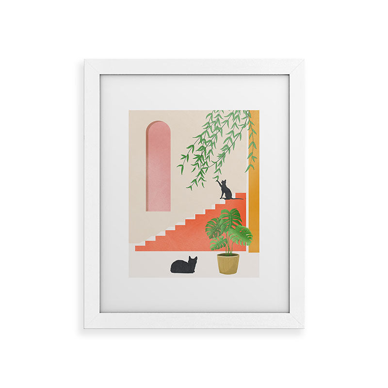 Cat Space II Framed Art Print Gallery Image 54
