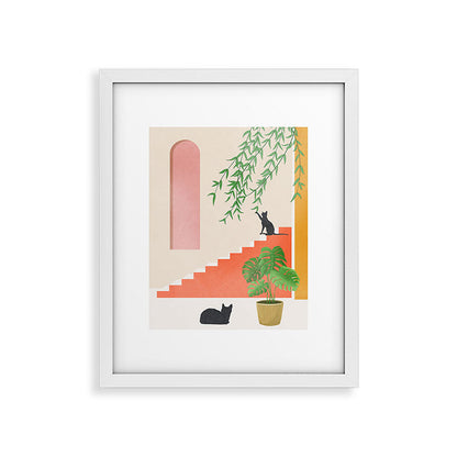 Cat Space II Framed Art Print Gallery Image 23