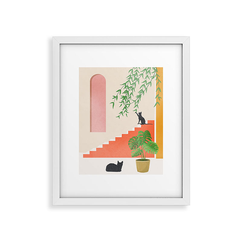 Cat Space II Framed Art Print Gallery Image 25