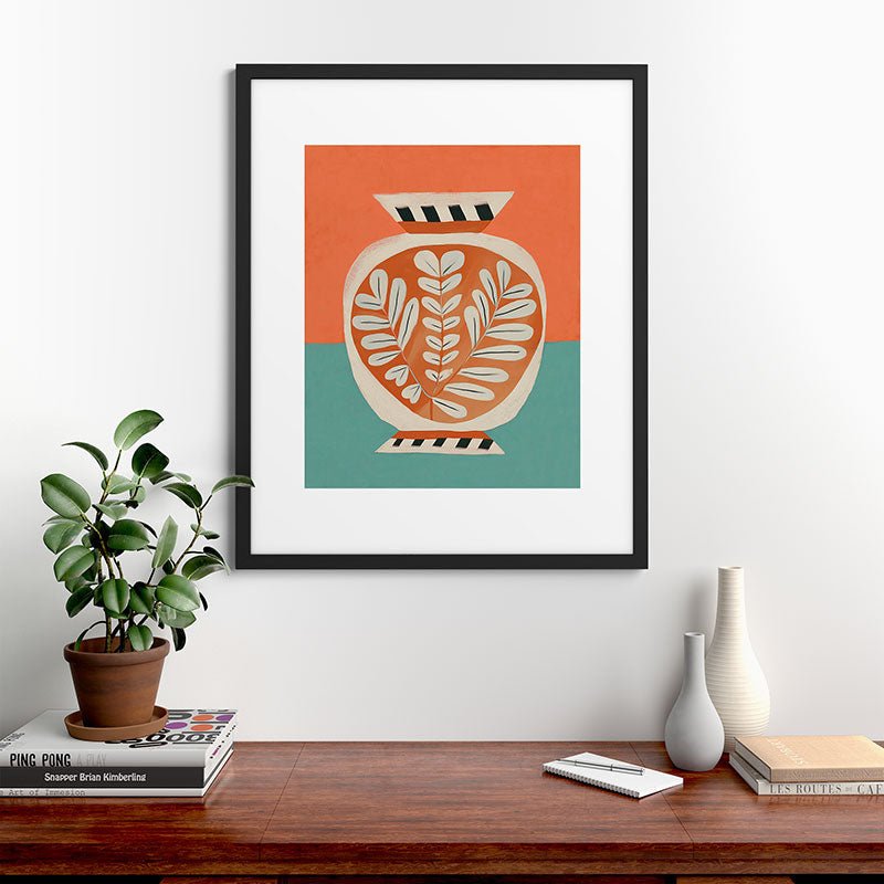 Golden Orchard Vase Framed Art Print Gallery Image 35