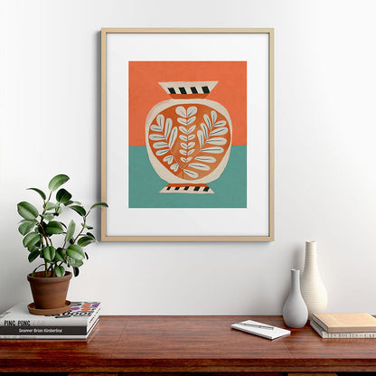 Golden Orchard Vase Framed Art Print Gallery Image 21