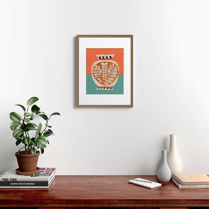 Golden Orchard Vase Framed Art Print Gallery Image 12