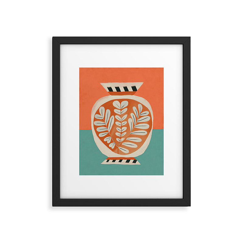 Golden Orchard Vase Framed Art Print Gallery Image 5