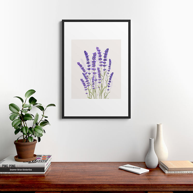 Lavender II Framed Art Print Gallery Image 6