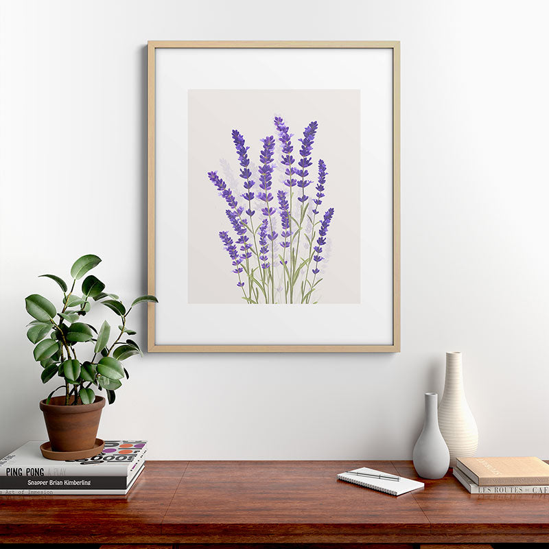 Lavender II Framed Art Print Gallery Image 21