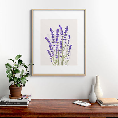 Lavender II Framed Art Print Gallery Image 21