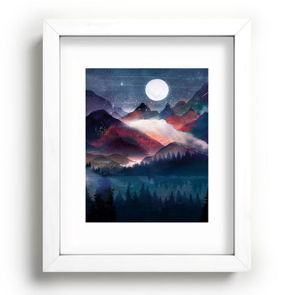 Mountain Lake Under the Stars Framed Art Print Gallery Image 103