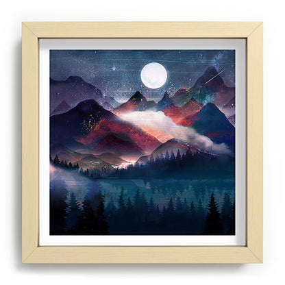 Mountain Lake Under the Stars Framed Art Print Gallery Image 106