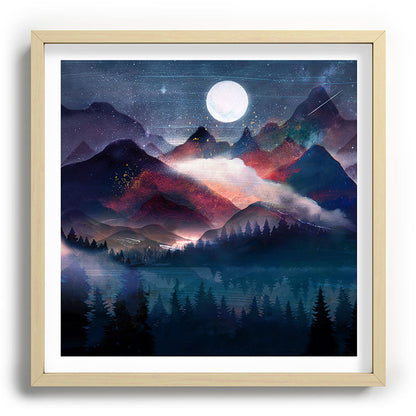 Mountain Lake Under the Stars Framed Art Print Gallery Image 109