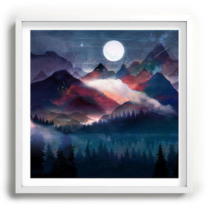 Mountain Lake Under the Stars Framed Art Print Gallery Image 118