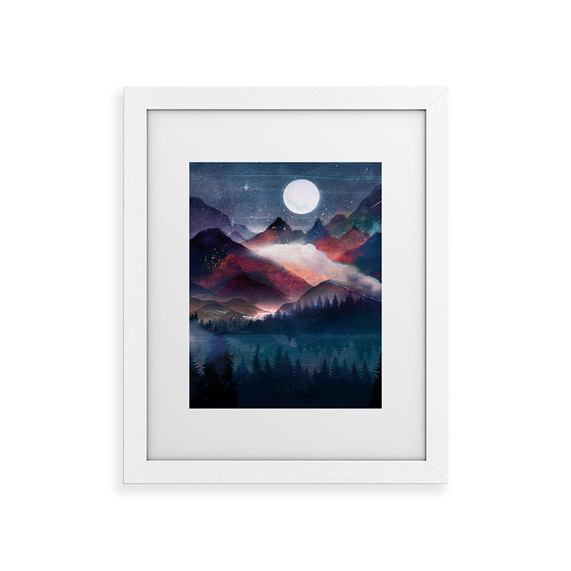 Mountain Lake Under the Stars Framed Art Print Gallery Image 70