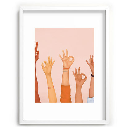 OK Framed Art Print Gallery Image 79
