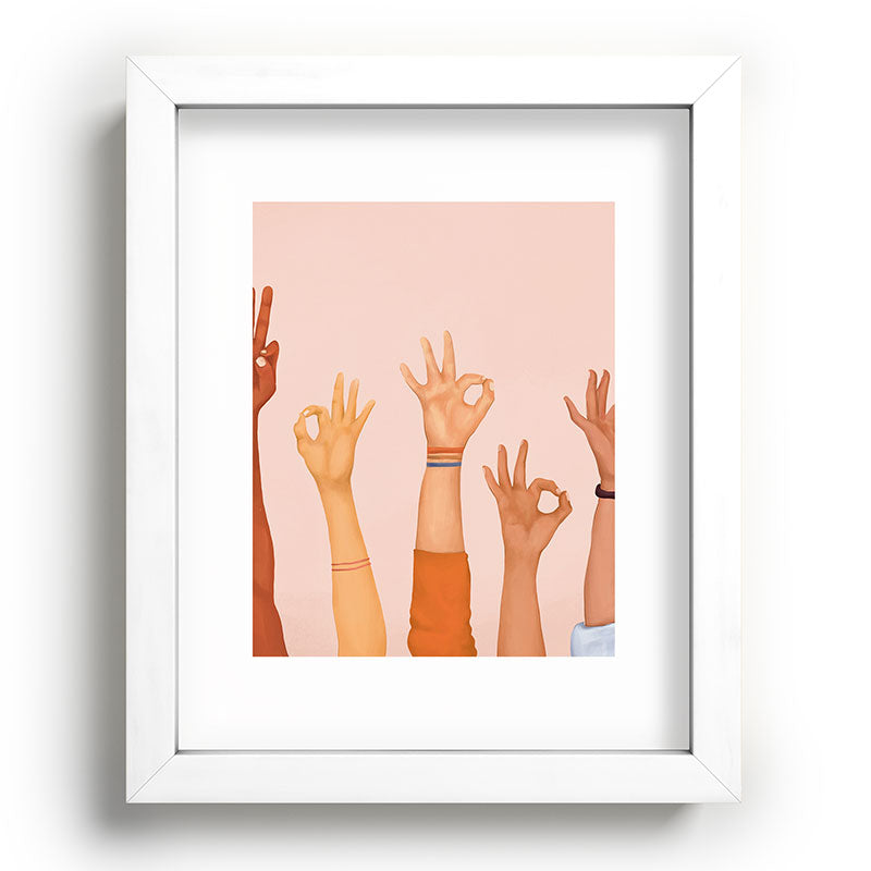 OK Framed Art Print Gallery Image 76