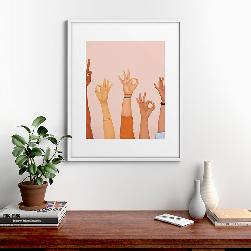 OK Framed Art Print Gallery Image 28