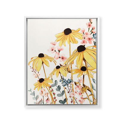 Summer Flowers Framed Canvas Print Gallery Image 30