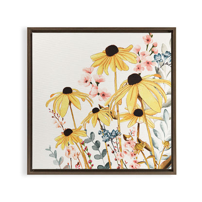 Summer Flowers Framed Canvas Print Gallery Image 18