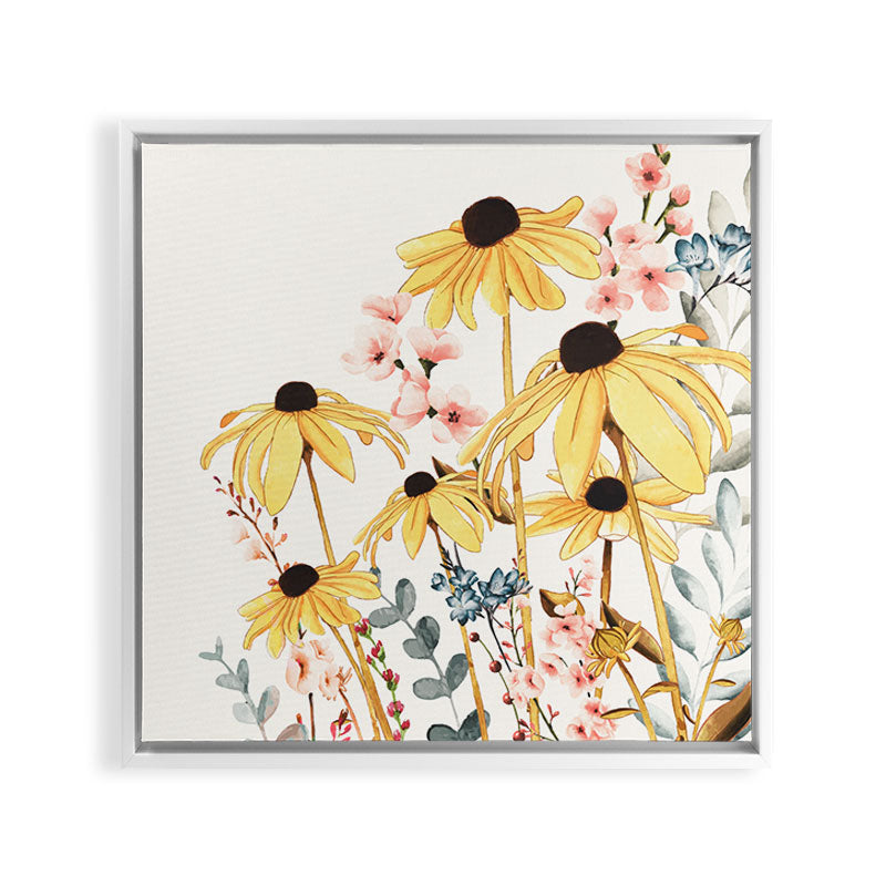 Summer Flowers Framed Canvas Print Gallery Image 33