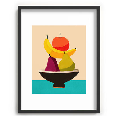 Summer Fruit Bowl Framed Art Print Gallery Image 61
