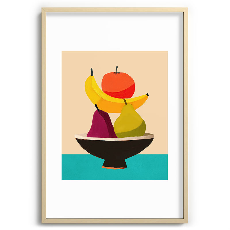 Summer Fruit Bowl Framed Art Print Gallery Image 74