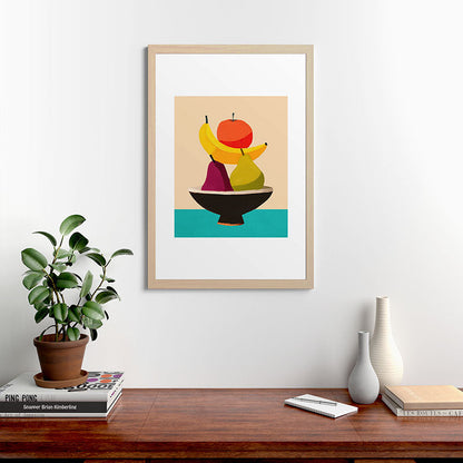 Summer Fruit Bowl Framed Art Print Gallery Image 48