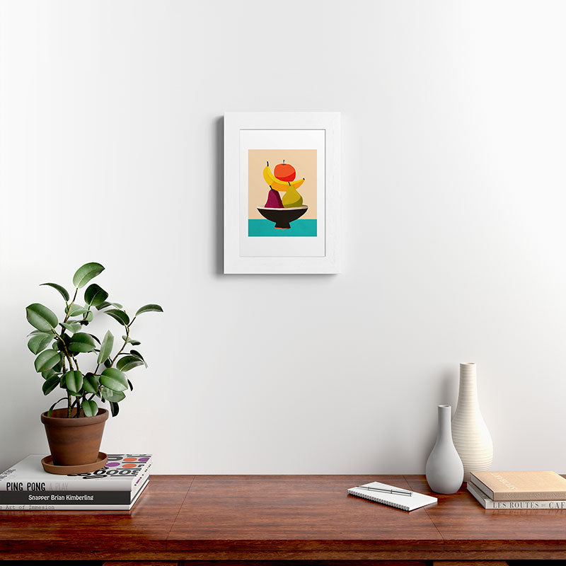 Summer Fruit Bowl Framed Art Print Gallery Image 52