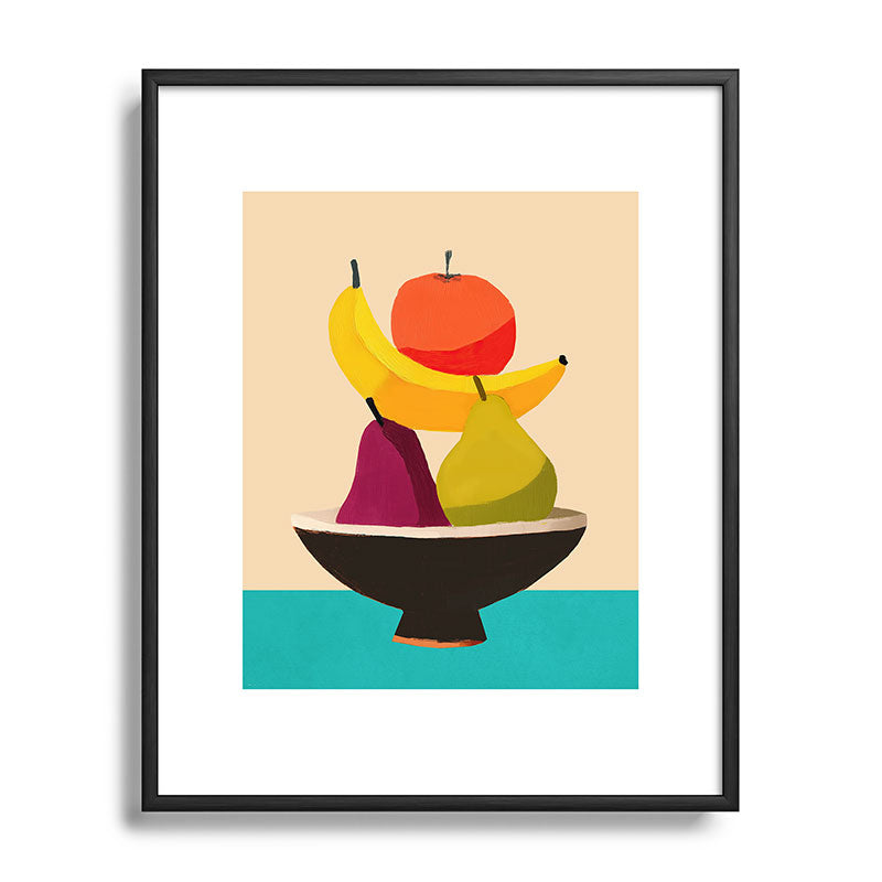 Summer Fruit Bowl Framed Art Print Gallery Image 82