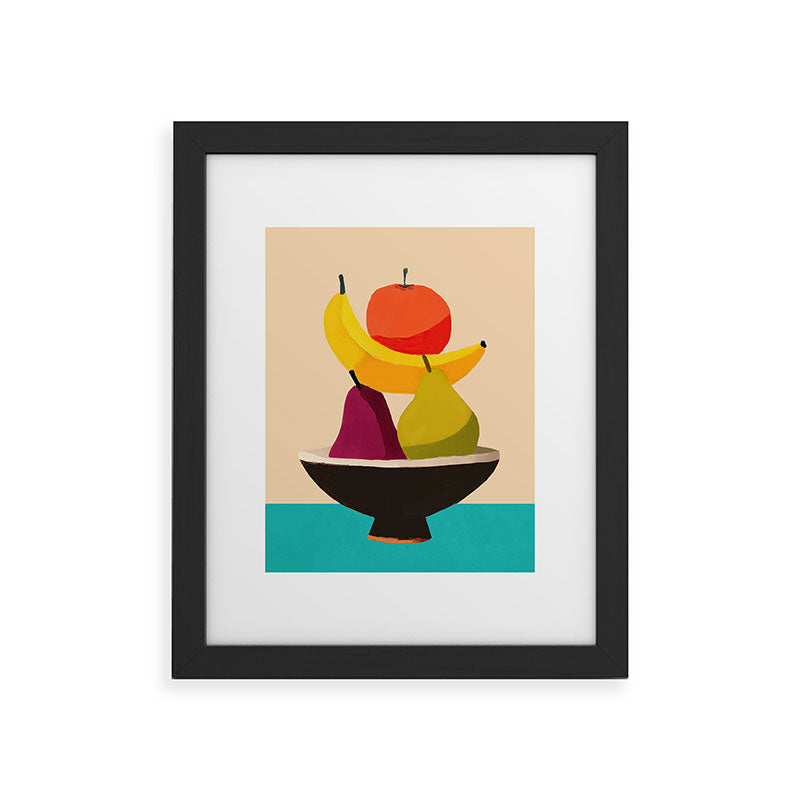 Summer Fruit Bowl Framed Art Print Gallery Image 30