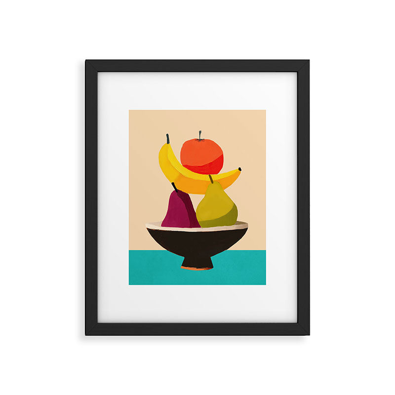 Summer Fruit Bowl Framed Art Print Gallery Image 5
