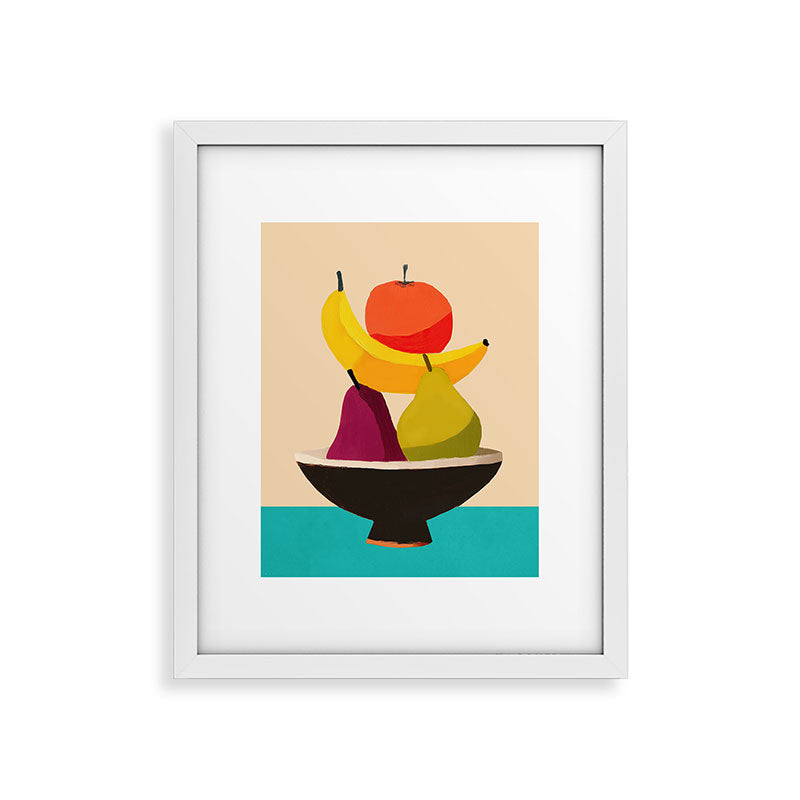 Summer Fruit Bowl Framed Art Print Gallery Image 25
