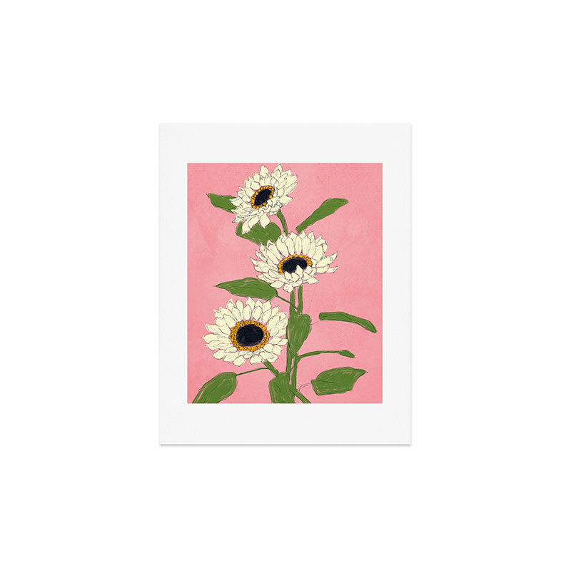 Sunflower Pink Sami Art Print Gallery Image 2