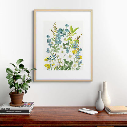Wildflowers VI Framed Art Print Gallery Image 21