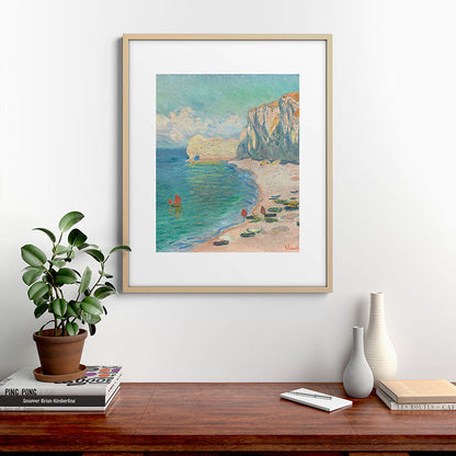 Claude Monet beach Framed Art Print Gallery Image 29