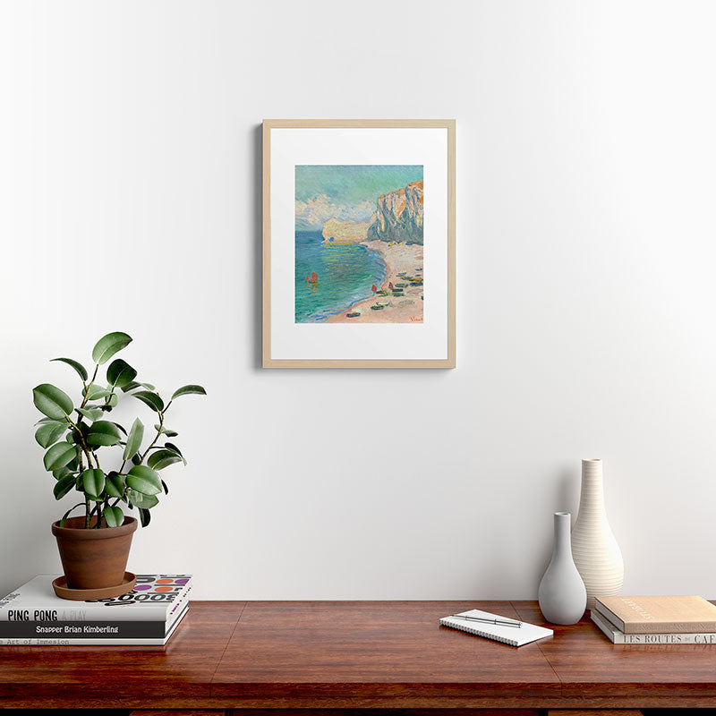Claude Monet beach Framed Art Print Gallery Image 26
