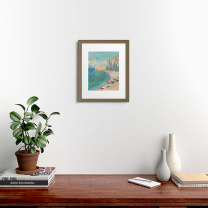 Claude Monet beach Framed Art Print Gallery Image 53