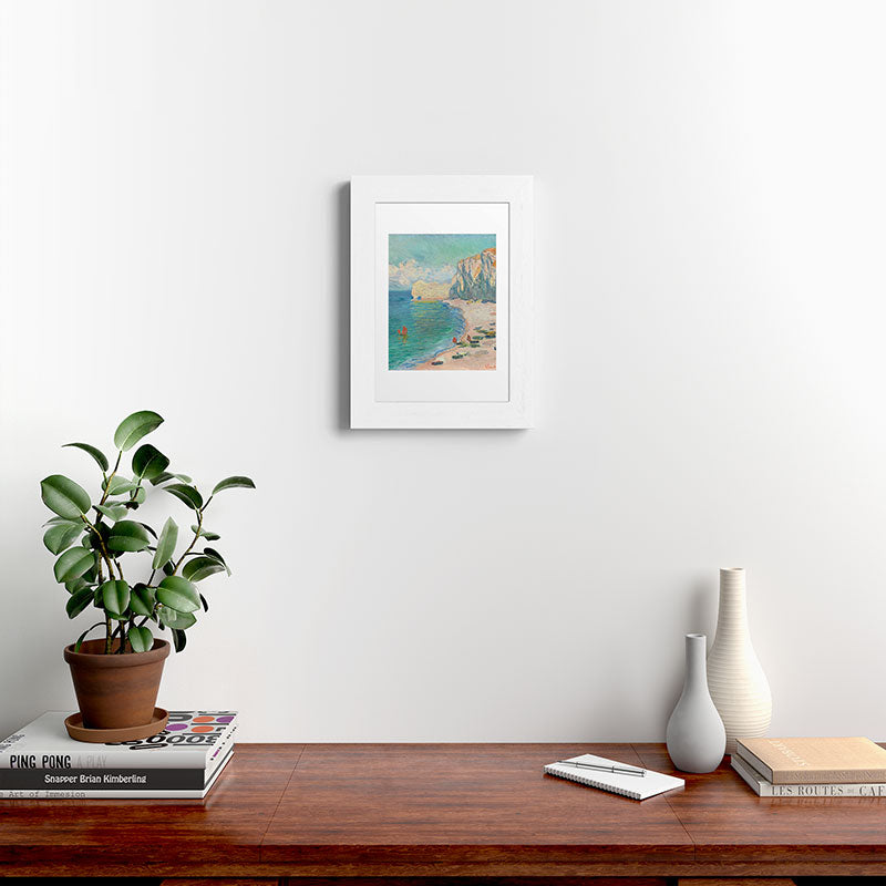 Claude Monet beach Framed Art Print Gallery Image 72