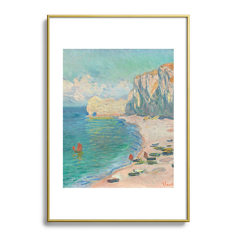 Claude Monet beach Framed Art Print Gallery Image 123