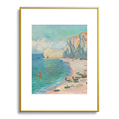 Claude Monet beach Framed Art Print Gallery Image 124
