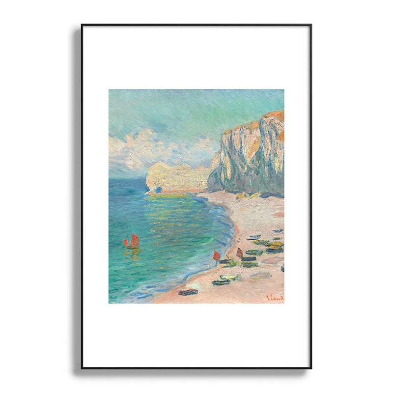Claude Monet beach Framed Art Print Gallery Image 117
