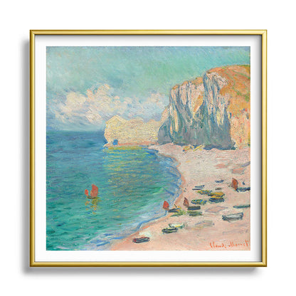 Claude Monet beach Framed Art Print Gallery Image 133