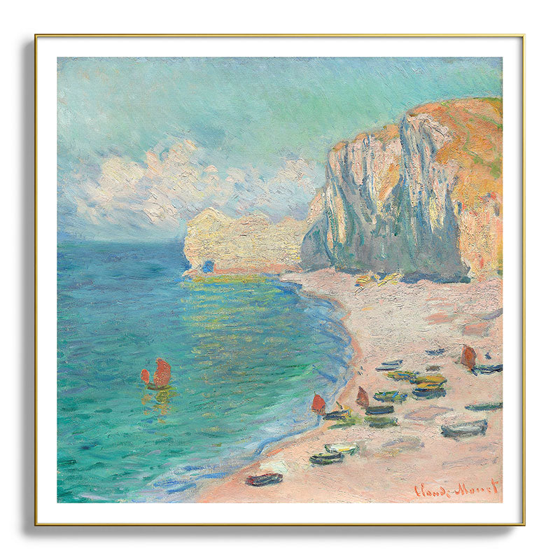 Claude Monet beach Framed Art Print Gallery Image 139