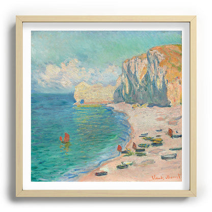 Claude Monet beach Framed Art Print Gallery Image 109
