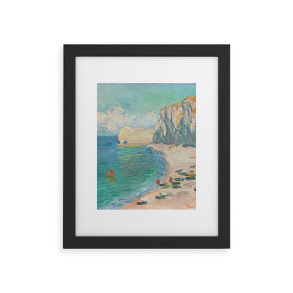 Claude Monet beach Framed Art Print Gallery Image 45