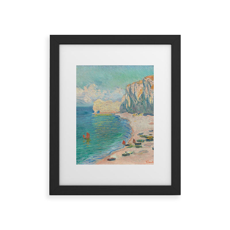 Claude Monet beach Framed Art Print Gallery Image 47